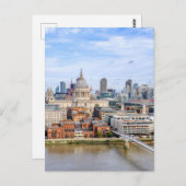 セントポール大聖堂ロンドン、英国はがき ポストカード (正面/裏面)