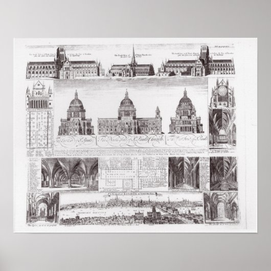 セントポール大聖堂 ポスター (正面)