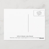 セントポール大聖堂 ポストカード (裏面)