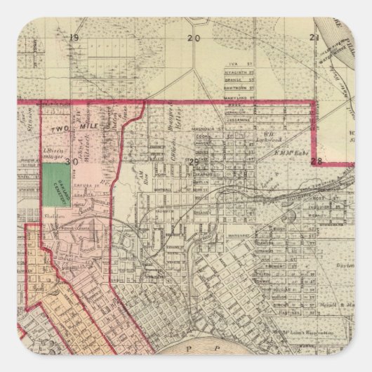 セントポール市及び周辺計画 スクエアシール (正面)