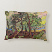 セントポール病院とガーデンby Vincent vanゴッホ アクセントクッション (裏面)