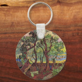 セントポール病院とガーデンby Vincent vanゴッホ キーホルダー (正面)