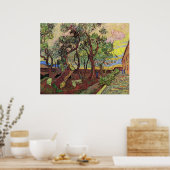 セントポール病院とガーデンby Vincent vanゴッホ ポスター (キッチン)