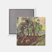 セントポール病院とガーデンby Vincent vanゴッホ マグネット (正面/裏面)