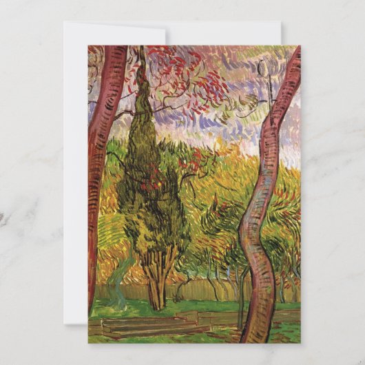 セントポール病院の庭園ビンセント・ヴァン・ゴッホ (正面)