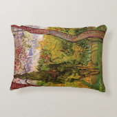 セントポール病院の庭園ビンセント・ヴァン・ゴッホ アクセントクッション (裏面)