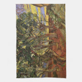 セントポール病院の庭園ビンセント・ヴァン・ゴッホ キッチンタオル (縦)