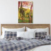 セントポール病院の庭園ビンセント・ヴァン・ゴッホ キャンバスプリント (インサイチュ (寝室))