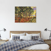 セントポール病院の庭園ビンセント・ヴァン・ゴッホ キャンバスプリント (インサイチュ (寝室))