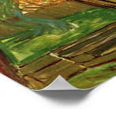 セントポール病院の庭園ビンセント・ヴァン・ゴッホ ポスター (角)