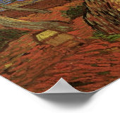 セントポール病院の庭園ビンセント・ヴァン・ゴッホ ポスター (角)