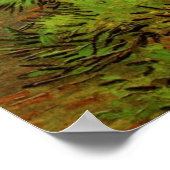 セントポール病院の庭園ビンセント・ヴァン・ゴッホ ポスター (角)