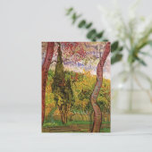 セントポール病院の庭園ビンセント・ヴァン・ゴッホ ポストカード (スタンド正面)