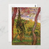 セントポール病院の庭園ビンセント・ヴァン・ゴッホ ポストカード (正面/裏面)