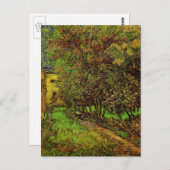 セントポール病院の庭園ビンセント・ヴァン・ゴッホ ポストカード (正面/裏面)