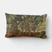 セントポール病院の庭園ビンセント・ヴァン・ゴッホ ランバークッション (裏面)