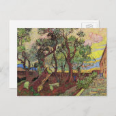 セントポール病院アンドガーデンバイヴィンセントヴァンゴッホ ポストカード (正面/裏面)