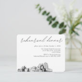 セントポール結婚のリハエレガントーサルディナー エンクロージャーカード (スタンド正面)