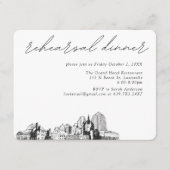 セントポール結婚のリハエレガントーサルディナー エンクロージャーカード (正面)