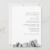 セントポール結婚ズエレガントスカイライン招待状 招待状 (正面)