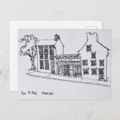 セントポール通り オールドタウン | モントリオール, カナダ ポストカード (正面/裏面)