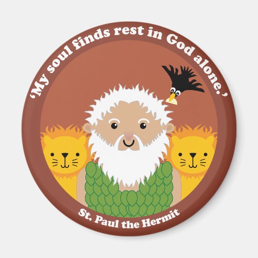 セントポール隠者 マグネット (正面)