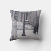 セントポール2009年の外の雪 クッション (裏面)