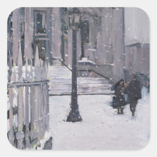 セントポール2009年以外の雪 スクエアシール