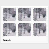 セントポール2009年以外の雪 スクエアシール (シート)