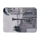 セントポール2009年以外の雪 マグネット (横)