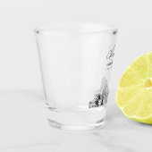 セントポール ウェディングギフト お祝いの言葉 ショットグラス (左)