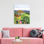 セントポール・デ・ヴァンス キャンバスプリント (インサイチュ (リビング))