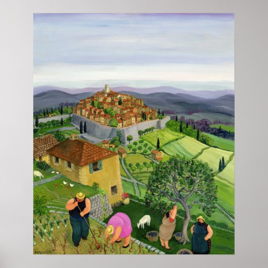 セントポール・デ・ヴァンス ポスター (正面)