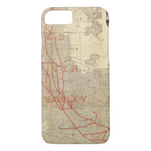 セントポール、ミネアポリスおよびマニトバの鉄道 Case-Mate iPhoneケース (裏面)