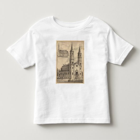 セントポール、ミネソタの石版 トドラーTシャツ (正面)