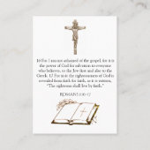 セントポール – 祈りの言葉カード（フラット） 名刺 (裏面)