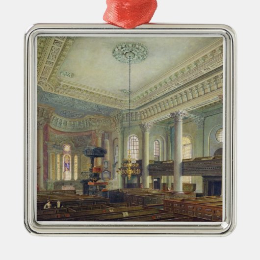 セントポール、Deptford (w/c紙で) メタルオーナメント (正面)