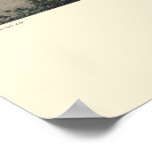 セントポールMNパノラママップ – 1853 ポスター (角)