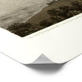 セントポールMNパノラママップ – 1867 ポスター (角)