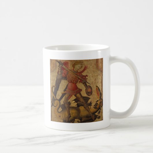 セントマイケルおよびドラゴン コーヒーマグカップ (右)