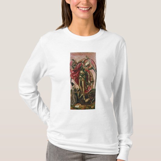 セントマイケルおよびドラゴン Tシャツ (正面)