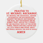 セントマイケルのオーナメント セラミックオーナメント (裏面)