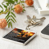 セントマイケルへの祈りの言葉大天使Keychain キーホルダー (側面)