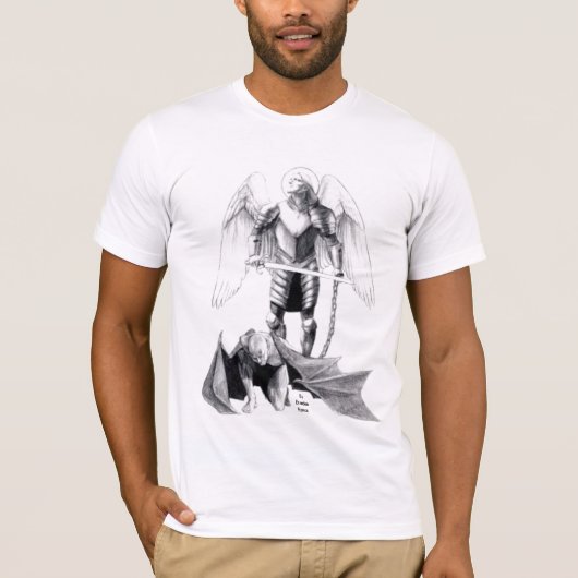 セントマイケルへの祈りの言葉 Tシャツ (正面)