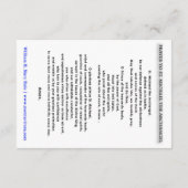 セントマイケルザアーチャンゲル祈りの言葉カード サンキューカード (裏面)