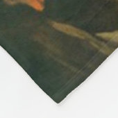 セントマイケル悪魔を敗北させる大天使 フリースブランケット (角)