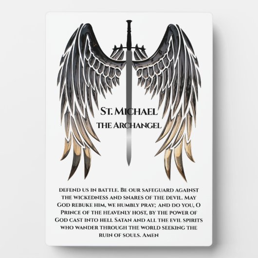 セントマイケル祈りの言葉保護局 フォトプラーク (正面)