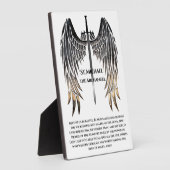 セントマイケル祈りの言葉保護局 フォトプラーク (側面)