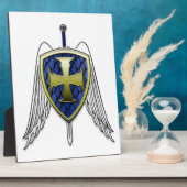 セントマイケル – ドラゴンスケールシールド フォトプラーク (側面)