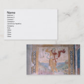 セントマイケル(フレスコ画) 名刺 (正面/裏面)